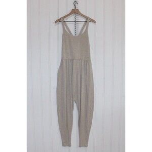 IMBODHI Bodhi Jumper Jumpsuit 2X Oatmeal Modal Harem Romper Lounge Minimalist